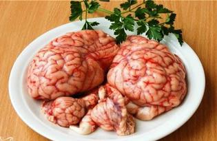Свиные мозги. Калорийность, польза и вред