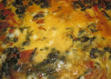 Рецепт с пошаговым фото "Запеканка со шпинатом и помидорами"