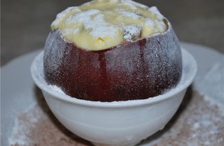 Печеные яблоки в мультиварке (пошаговый фото рецепт)