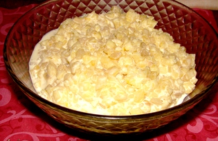 Ананасовый салат с чесноком (рецепт с пошаговыми фото)