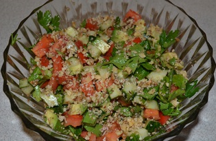 Салат с авокадо (пошаговый фото рецепт)