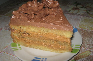 Торт бисквитный (рецепт с пошаговыми фото)