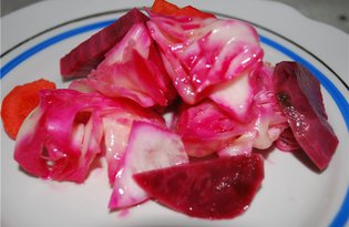 Рецепт "Капуста в красном маринаде (пелюстка)" пошаговое фото