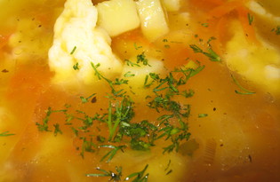 Суп с клёцками (рецепт с пошаговыми фото)