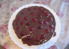 Шоколадный торт с вишней (пошаговый фото рецепт)