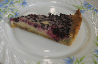 Черничный пирог (пошаговый фото рецепт)