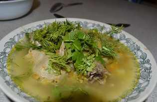 Куринный суп с брокколи в мультиварке (пошаговый фото рецепт)