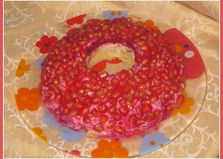 Салат "Гранатовый браслет" (пошаговый фото рецепт)