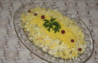 Салат с печёнкой (пошаговый фото рецепт)