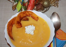 Тыквенный суп со сливками (пошаговый фото рецепт)