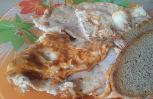 Томатный омлет с базиликом (пошаговый фото рецепт)