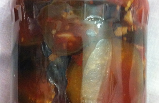 Баклажаны в томатной заливке (пошаговый фото рецепт)