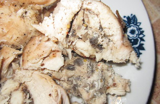 Куриные кармашки с грибной начинкой (пошаговый фото рецепт)