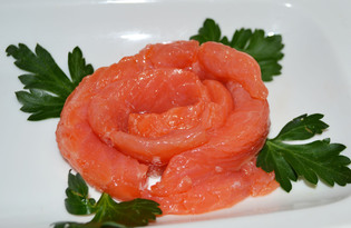 Семга соленая (пошаговый фото рецепт)