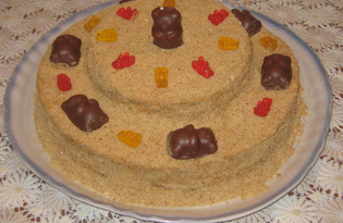 Торт «Медовый мишка» (пошаговый фото рецепт)