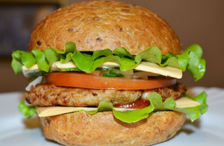 Чизбургер по-домашнему (пошаговый фото рецепт)