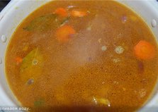 Суп с консервированным горошком (пошаговый фото рецепт)