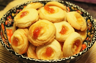 Печенье "Курабье" (пошаговый фото рецепт)
