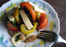 Овощной салат «Листопад» (пошаговый фото рецепт)