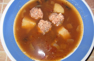 Сельский суп (пошаговый фото рецепт)
