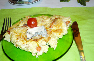 Омлет с кардамоном и сыром Рокфор (пошаговый фото рецепт)
