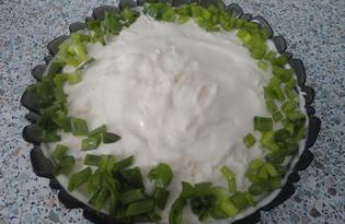 Салат "Белочка" с плавленым сыром (пошаговый фото рецепт)