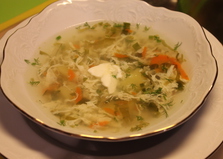 Зеленый суп с щавелем (пошаговый фото рецепт)
