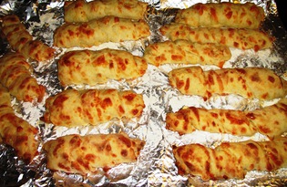 Сырные палочки "К обеду" (пошаговый фото рецепт)