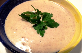 Крем-суп из шампиньонов (пошаговый фото рецепт)