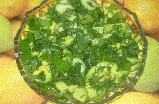 Зелёный весенний салат с черемшой и авокадо (рецепт с пошаговыми фото)