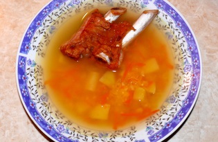 Гороховый суп со свининой (пошаговый фото рецепт)