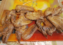 Крылышки в медовом соусе в духовке (пошаговый фото рецепт)