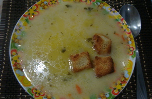 Супчик с сыром в мультиварке Vitek (пошаговый фото рецепт)