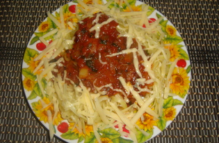 Спагетти с томатной пастой в мультиварке (пошаговый фото рецепт)