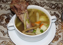 Говяжий суп с молодой фасолью и горошком (пошаговый фото рецепт)