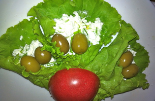 Творожный салат (пошаговый фото рецепт)