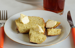Луково - гречневый хлеб (пошаговый фото рецепт)