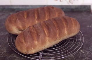 Кукурузный хлеб с орехами, мёдом и семенами льна (пошаговый фото рецепт)