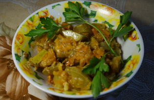 Салат из кабачков на зиму (пошаговый фото рецепт)