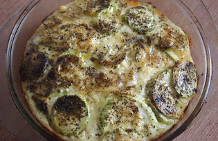 Пирог из кабачков с сыром (пошаговый фото рецепт)