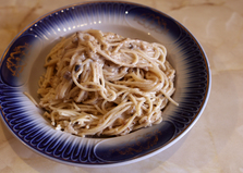 Паста в сливочно - грибном соусе (пошаговый фото рецепт)