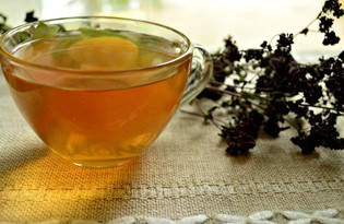 Медовый чай с душицей (пошаговый фото рецепт)