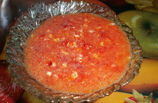 Домашняя аджика без помидор (пошаговый фото рецепт)
