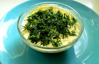 Салат с плавленным сыром и картофелем (пошаговый фото рецепт)