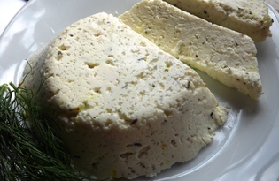 Домашний сыр из молока (пошаговый фото рецепт)