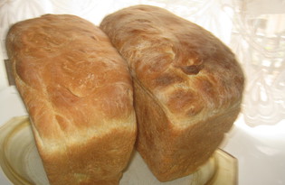 Деревенский хлеб на опаре (пошаговый фото рецепт)