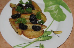 Картофель с черносливом (пошаговый фото рецепт)