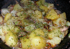 Рыбные потроха с картофелем (пошаговый фото рецепт)