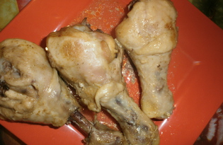 Куриные ножки в медово - горчичном маринаде (пошаговый фото рецепт)