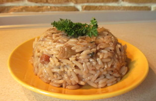 Рис с баклажанами по-турецки (пошаговый фото рецепт)